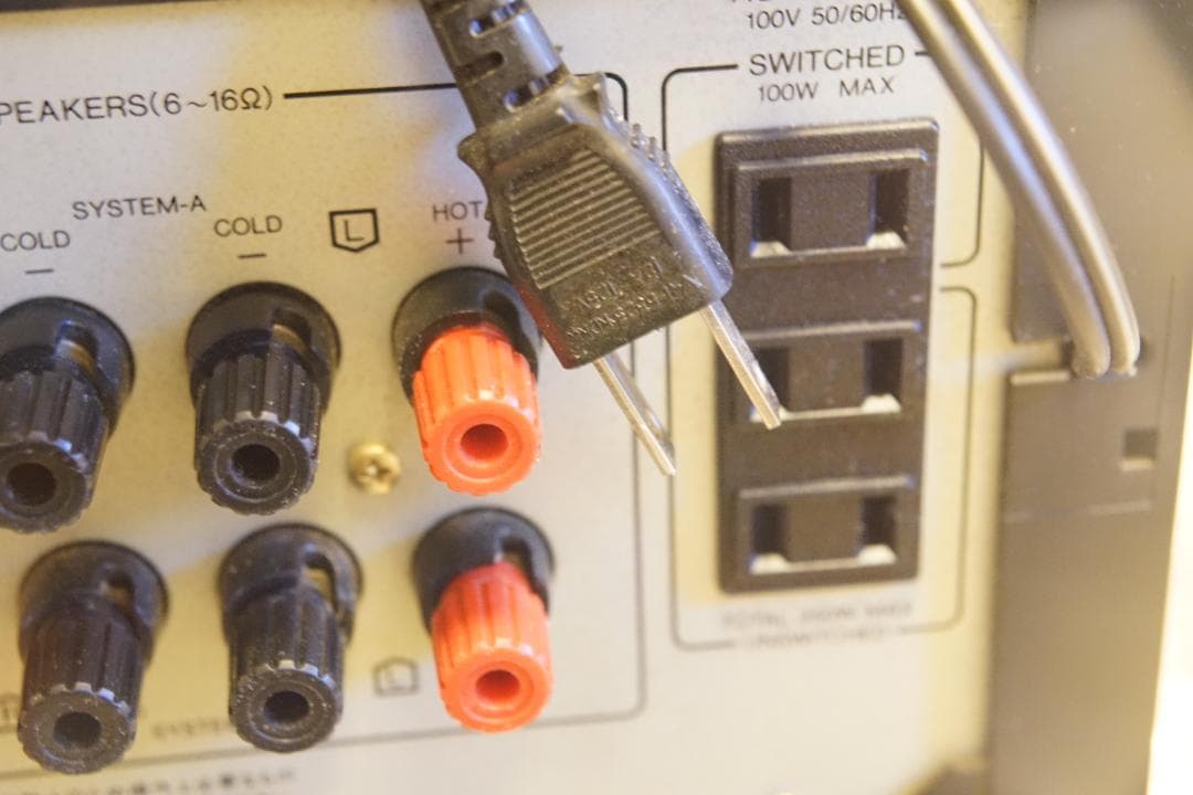 SANSUI　プリメインアンプ　AU-D507X　音出し確認