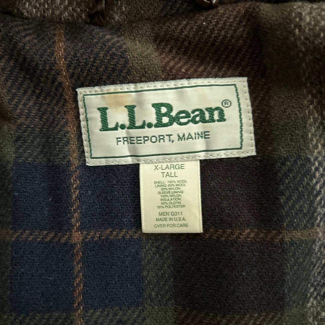 【L.L.Bean】USA製 ダッフルコート ネイビー XL