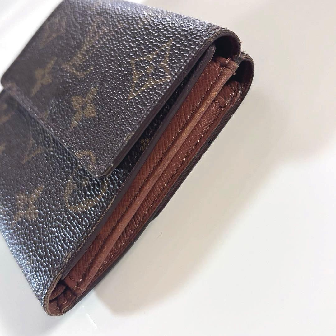 ルイヴィトン モノグラム ポルトモネ ビエ カルトクレディ 財布 Wホック