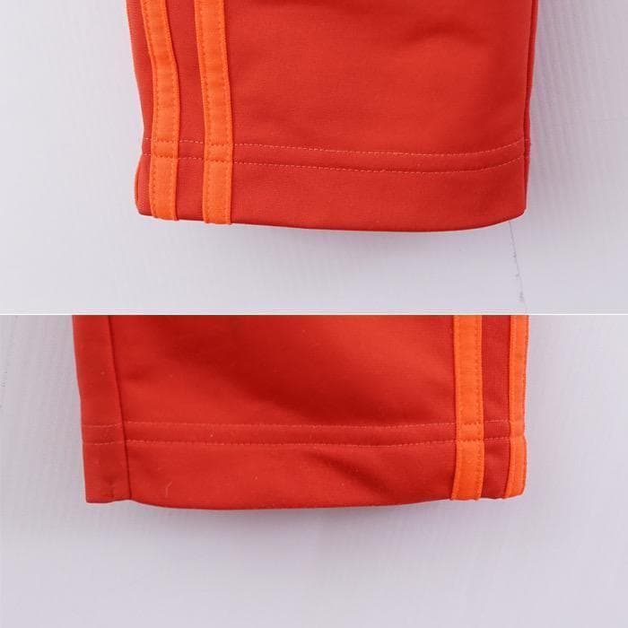 adidas アディダス トラックパンツ 刺繍 XS 赤 オレンジ 12735