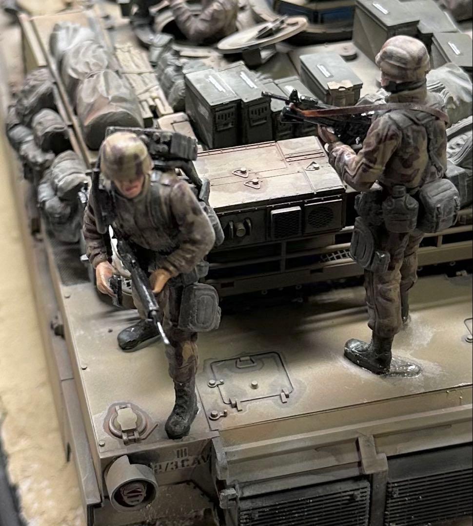 完成品プラモデルタミヤ他製1/35 スケールアメリカ陸軍戦車M1A2エイブラムス