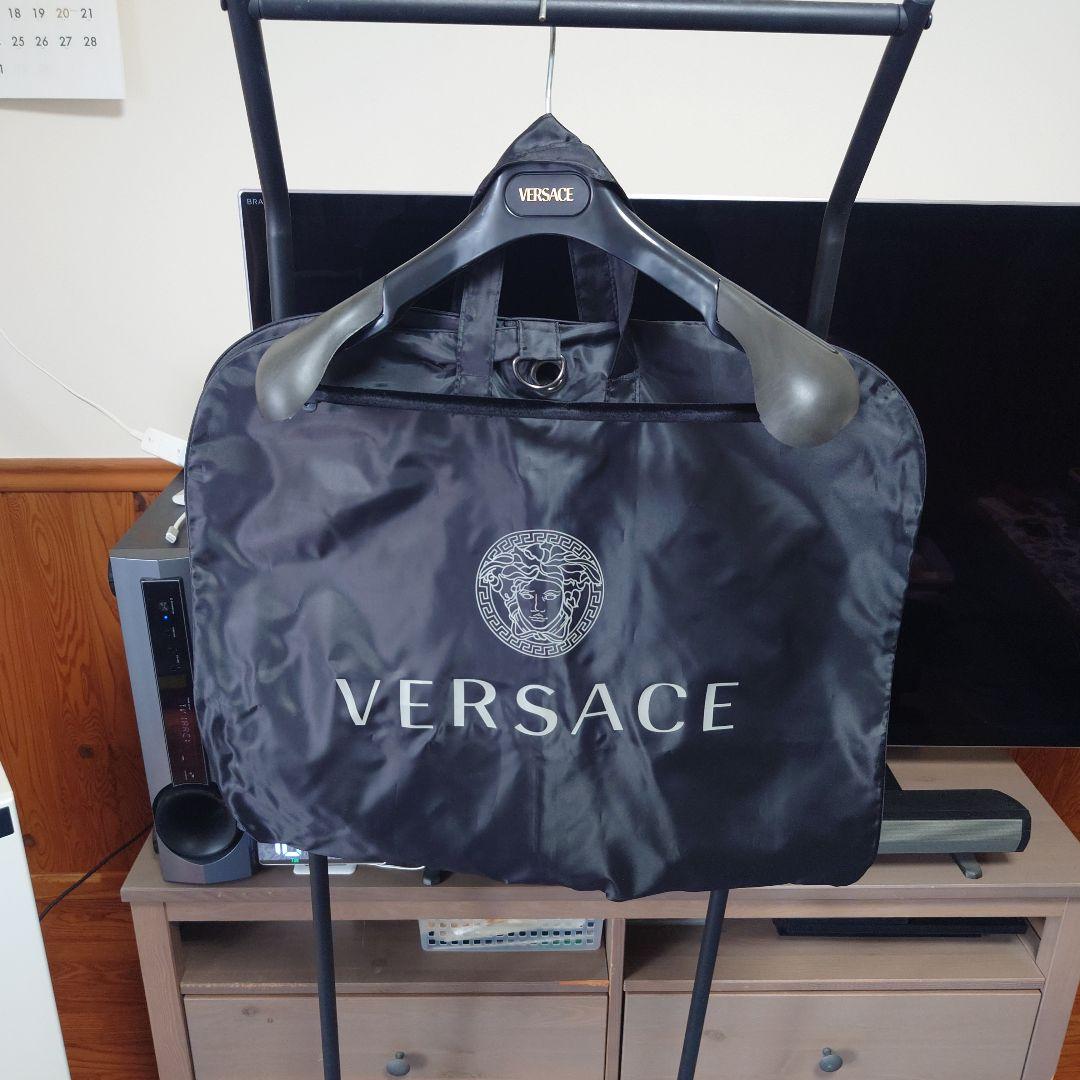 希少 美品 VERSACE Reversible Bomber Jacket