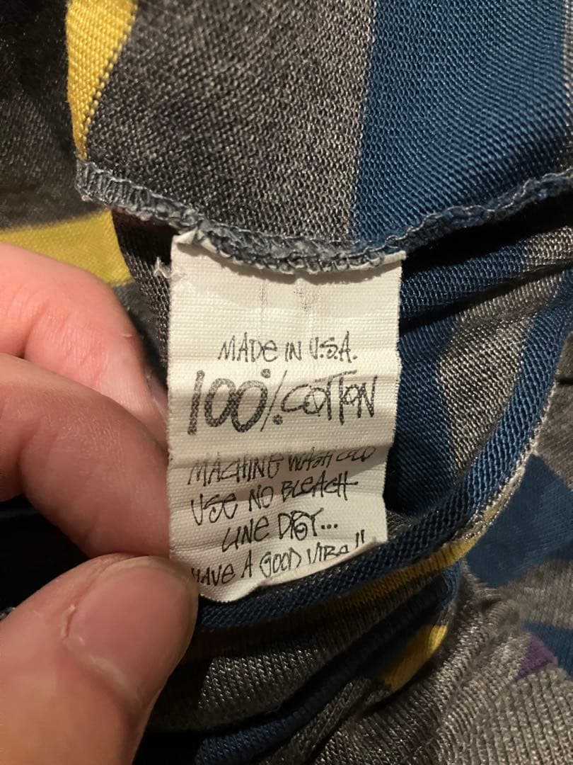 【激レア】オールドステューシー old stussy ボーダーロンT エンブレム