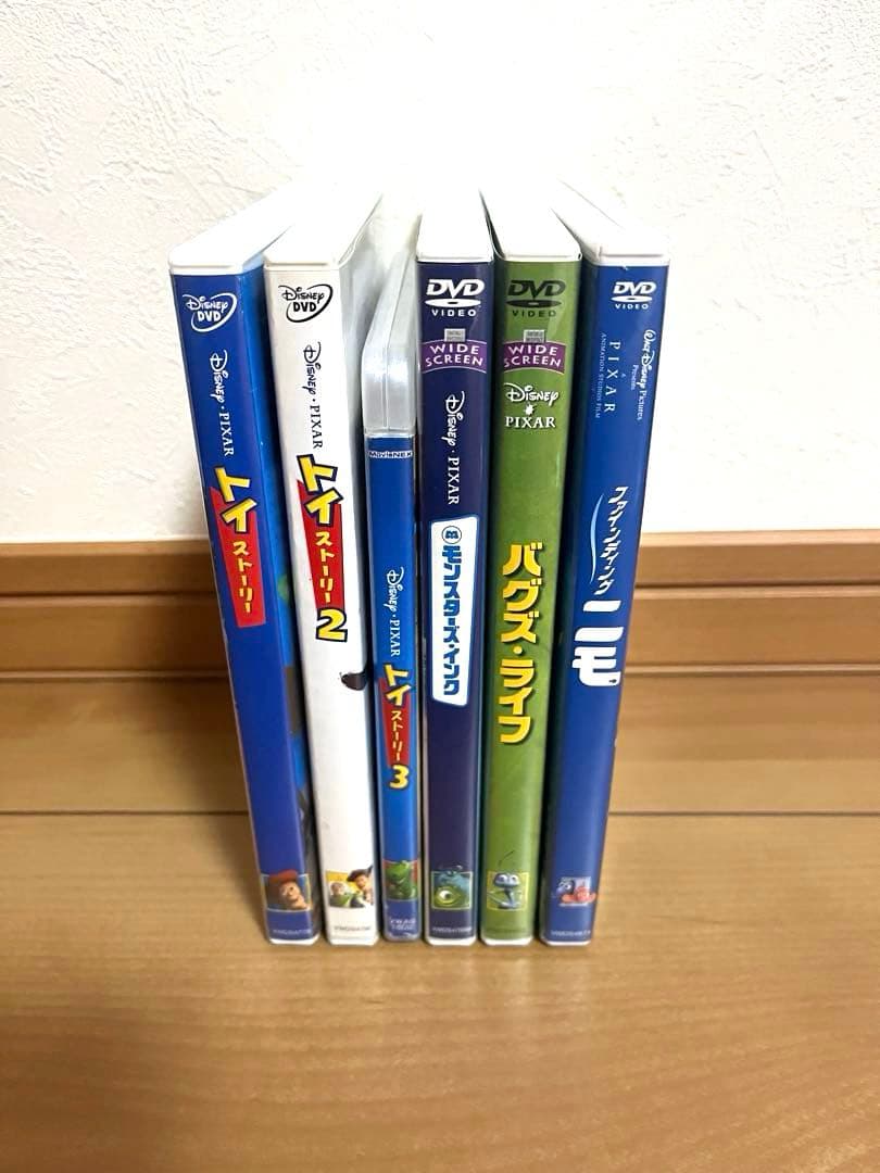 ディズニーPixar DVDまとめ売りトイストーリー ニモ モンスターズインク