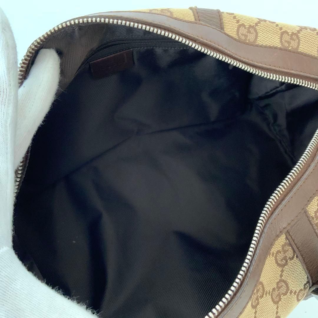 MI5882 GUCCI グッチ シェリーライン ボストンバッグ キャンバス