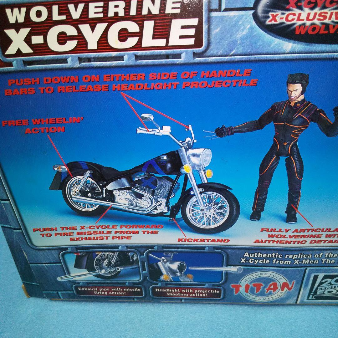 開封品★ウルヴァリン＆バイク/映画X-MEN、WOLVERINE、X-CYCLE