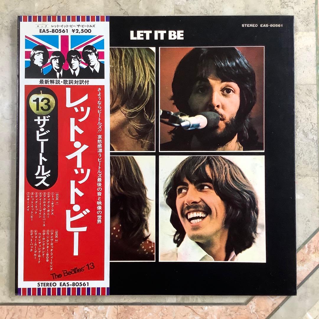 美音! 1976年発売 イギリス国旗帯 ビートルズ レット・イット・ビー