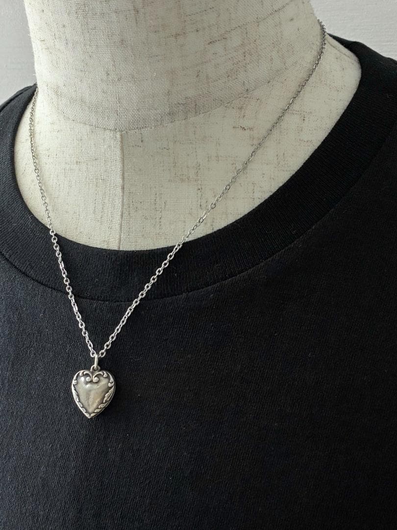 ●スウィートハートジュエリー シルバー ヴィンテージ ネックレス NAVY