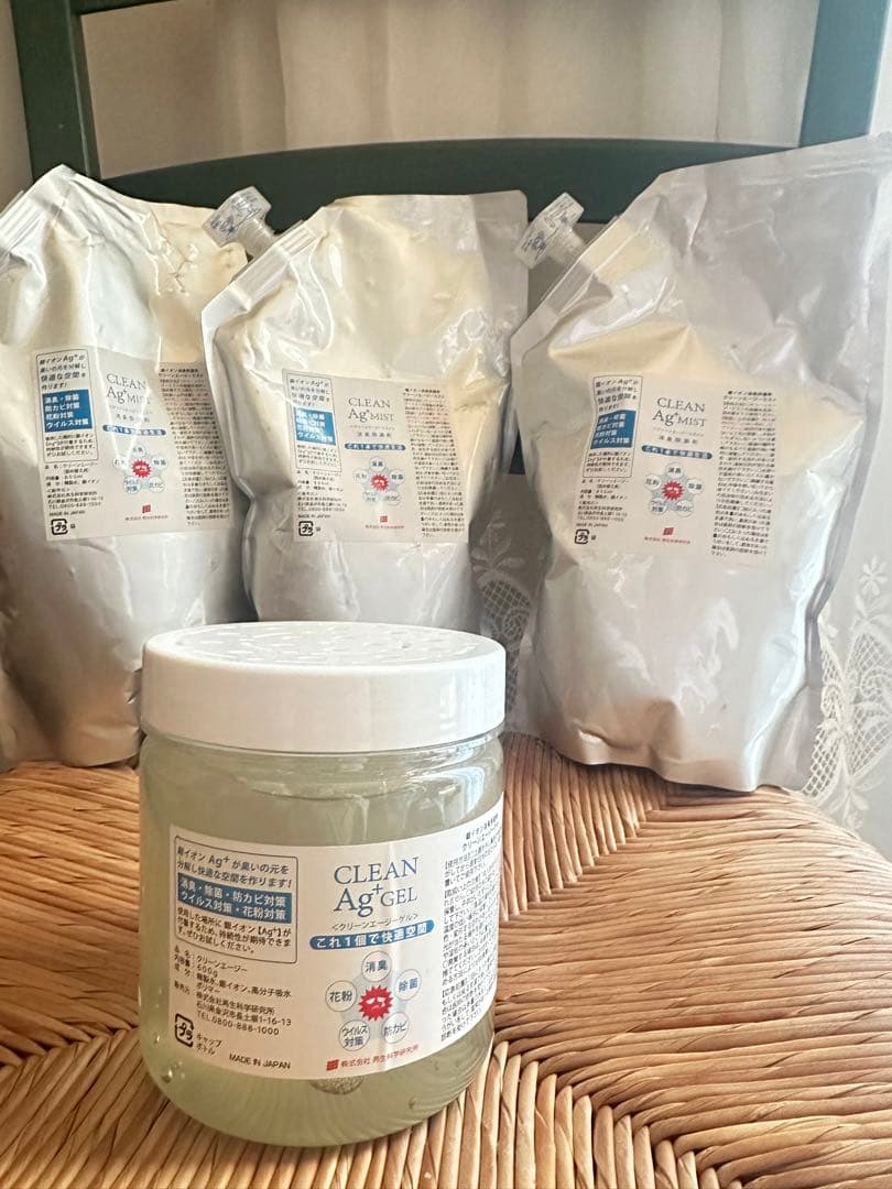 再生科学研究所　CLEAN Ag+ ゲル　除菌消臭剤