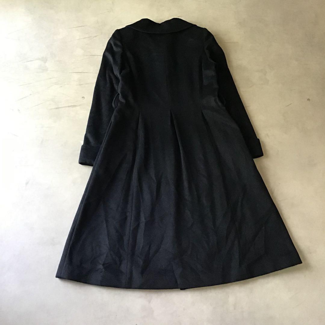 新品未使用　定価14万　YUKI TORII ステンカラーコート　ブラック　黒