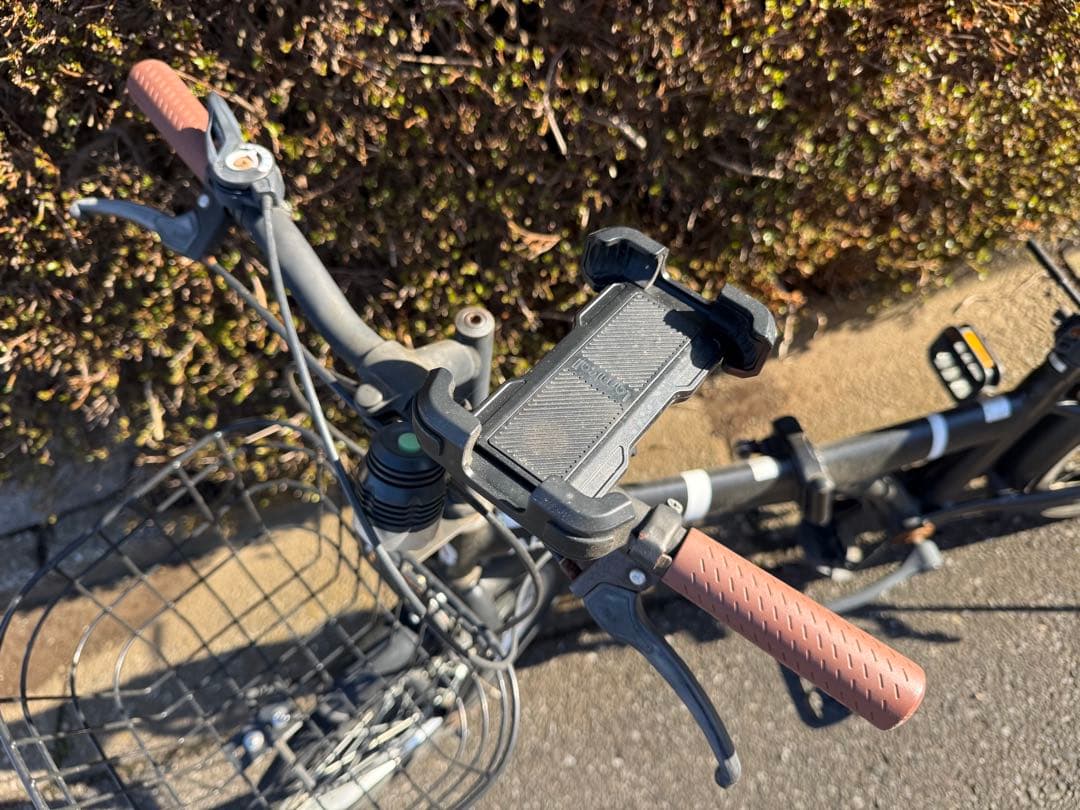 ARCHNESS 折りたたみ自転車 ブラック 前バスケット付き