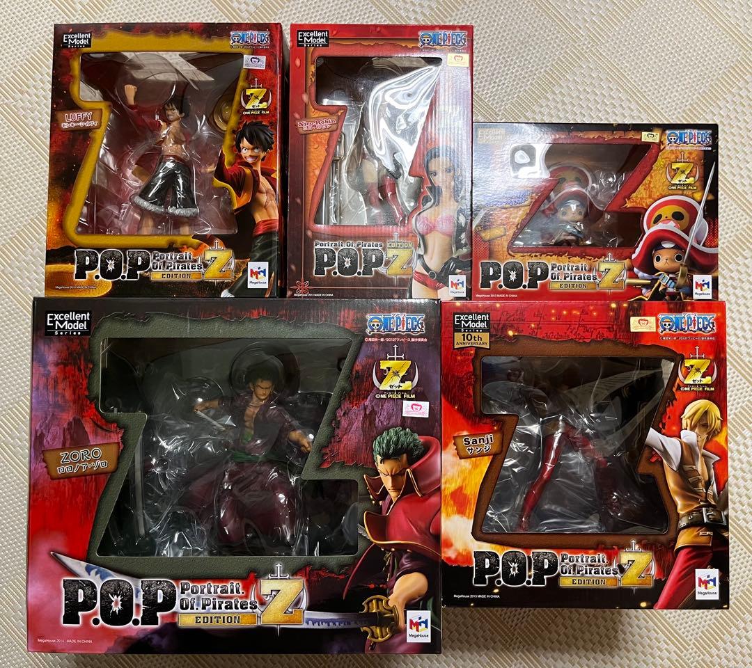 【新品未開封】　ワンピース フィギュア　POP EDITION Z 5点 セット