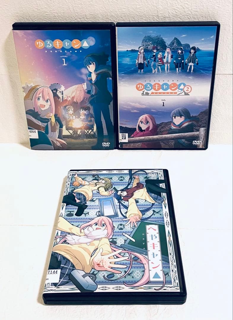 ゆるキャン(全６巻)+season２(全６巻)+へやキャン+映画　　DVD 全巻