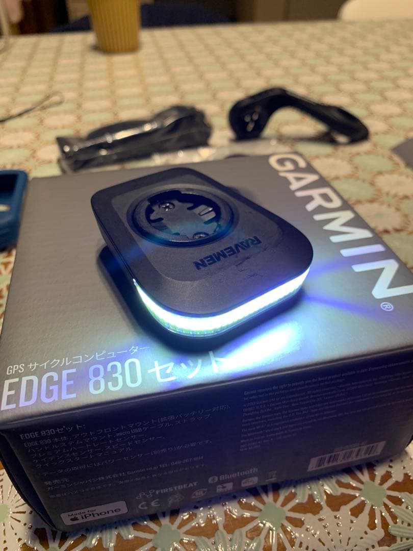 GARMIN EDGE 830 サイクルコンピューター 、レックマウント付き