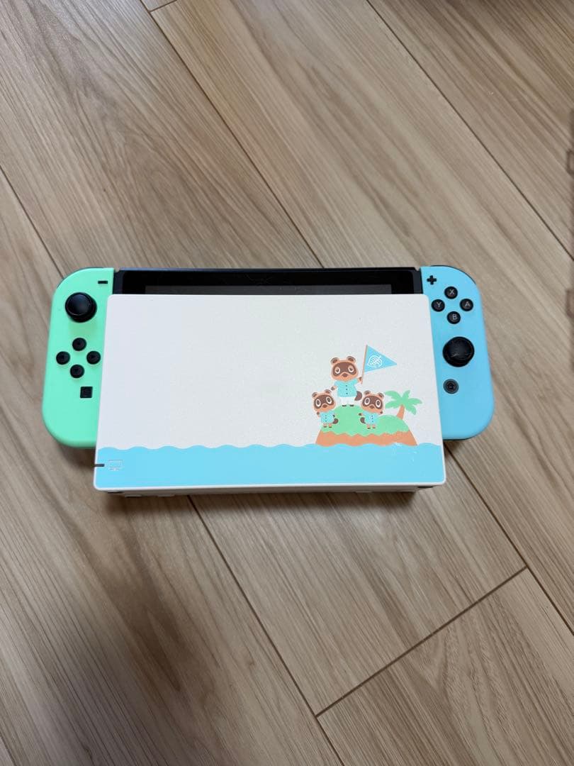 d*7様 Nintendo Switch 本体 青緑色 ACアダプター付き