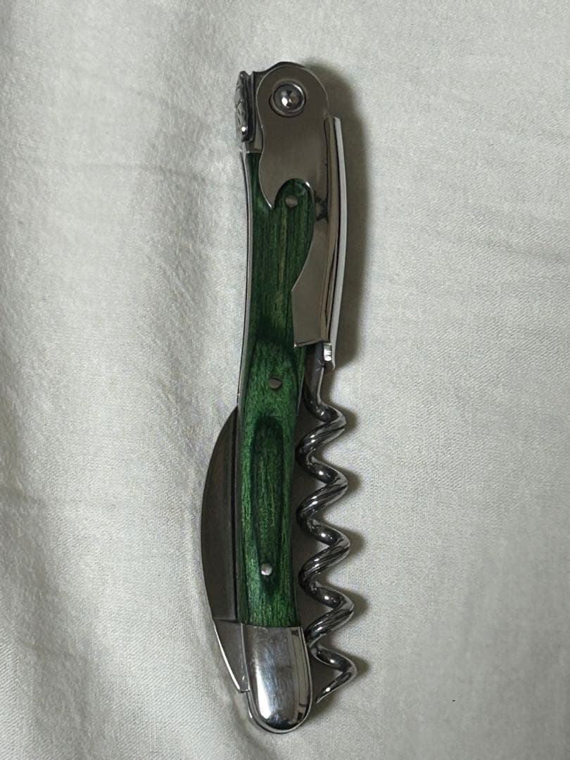 Laguiole シャトーラギオール ソムリエナイフ スタミナウッド グリーン
