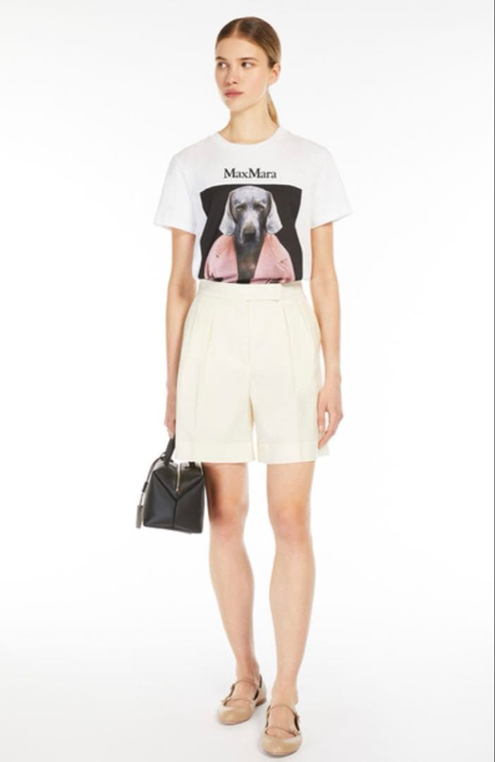 【新品未使用タグ付‼️】最終値下げMAX MARA 大人気コットン 犬　Tシャツ
