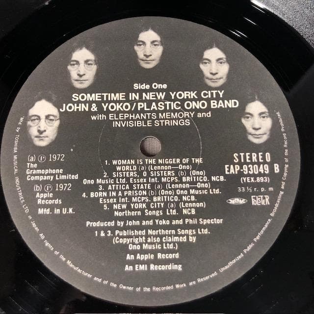ジョン・レノン サムタイム・イン・ニューヨーク・シティ 2LP d944y96