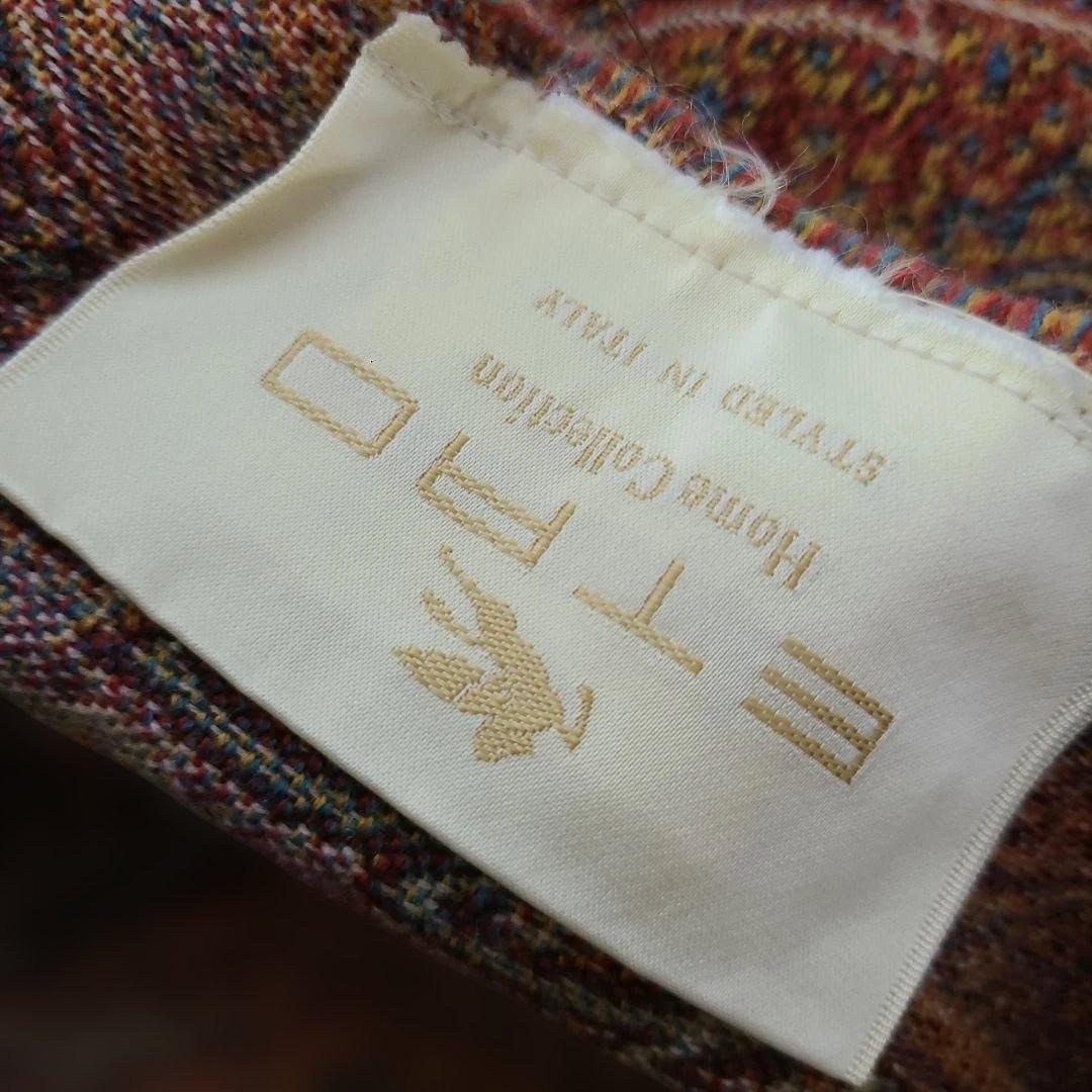 新品　ETRO　エトロ　ひざ掛け　膝掛け　ストール　ブランケット　毛100％