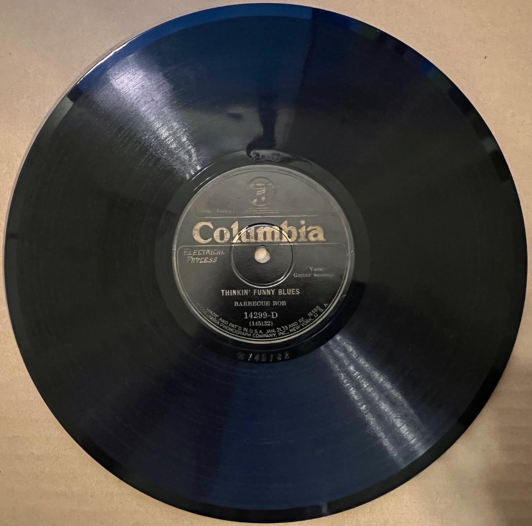 BARBECUE BOB 78rpm Thinkin’ Funny Blues
