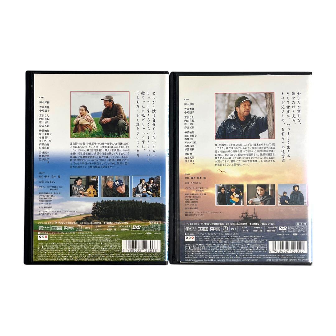 新品ケース DVD 「 北の国から 2002遺言 」 全2巻 田中邦衛 吉岡秀隆