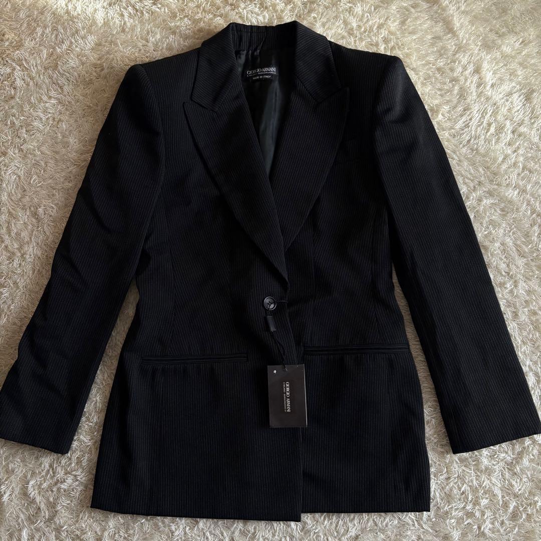 タグ付 GIORGIOARMANI ジョルジオアルマーニ スーツジャケット 38