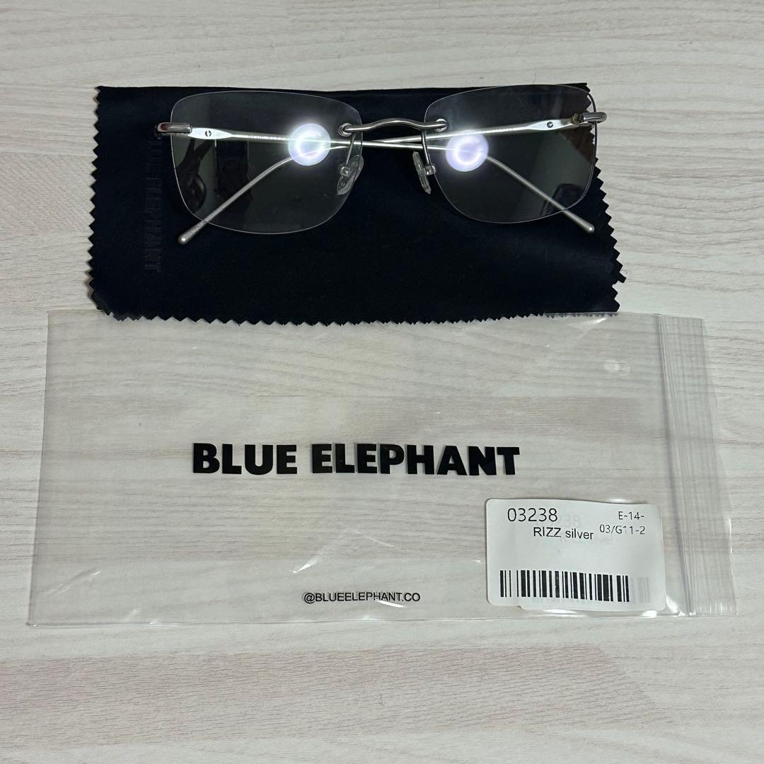 BLUE ELEPHANT ブルーエレファント リムレスメガネ