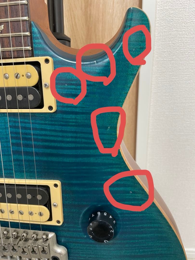 ギター PRS Singlecut Trem BLUE MATTEO 10TOP2006
