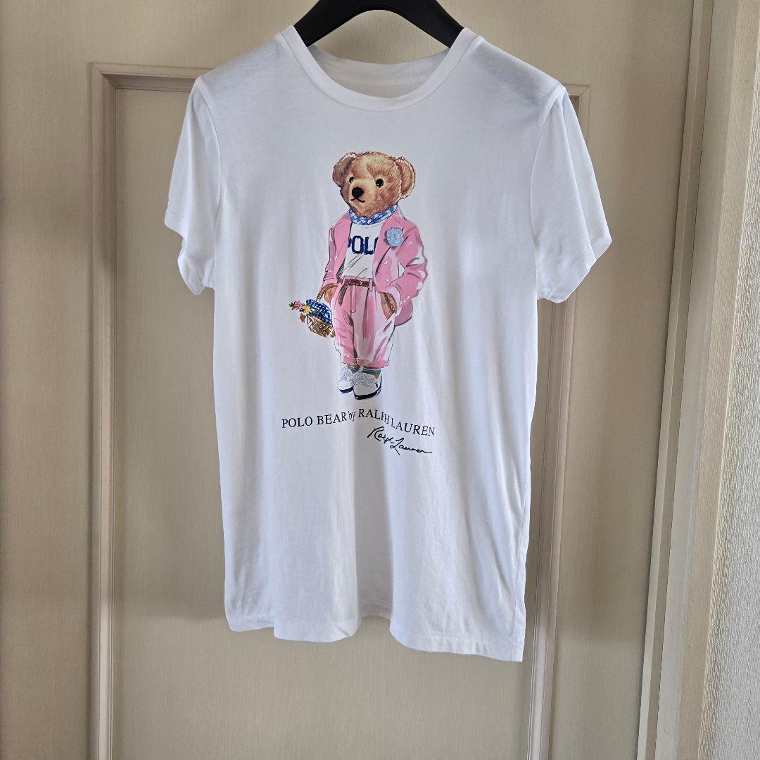タグ付き　新品ラルフローレンケーブルカーデガン　usedポロベアTシャツ付き