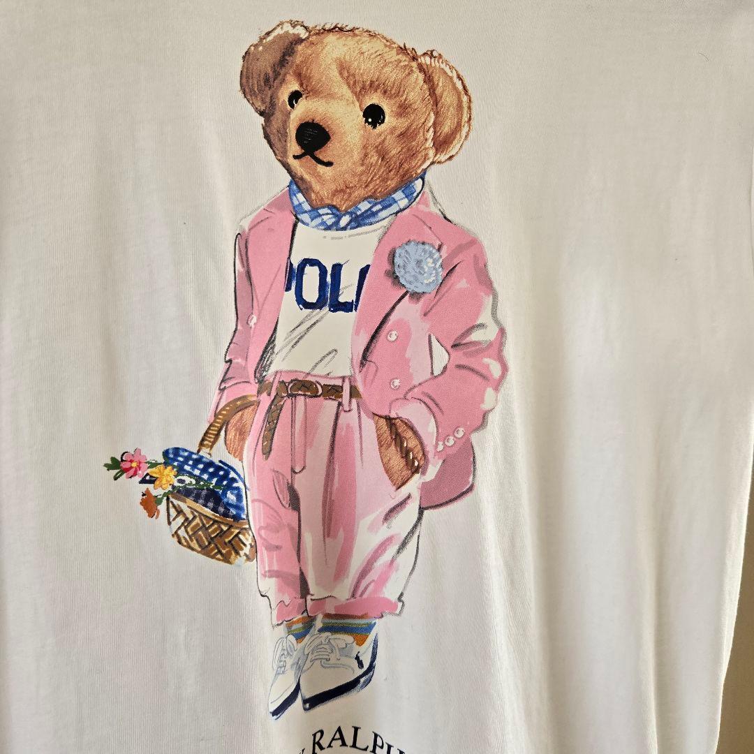タグ付き　新品ラルフローレンケーブルカーデガン　usedポロベアTシャツ付き