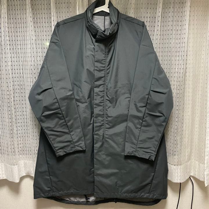 EN ROUTE 3レイヤー　ナイロン　モッズコート　グレー