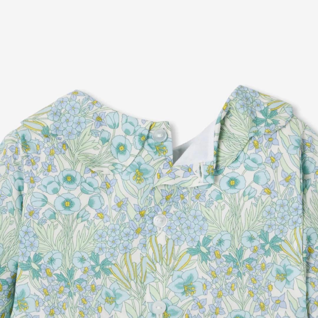 【美品】Jacadi ジャカディ 花柄 ワンピース リバティ 36M 綿100