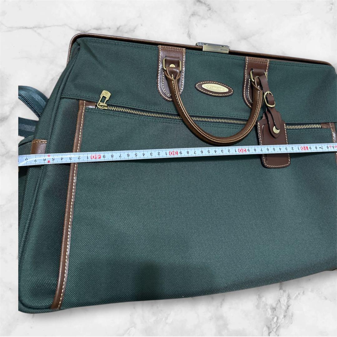 Samsonite サムソナイト　ボストンバッグ　ビジネスバッグ　ダークグリーン