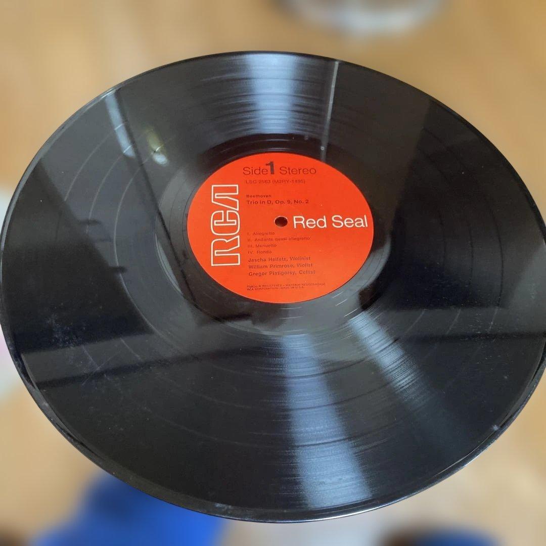 Heifetz Primrose Piatigorsky レコード　LP