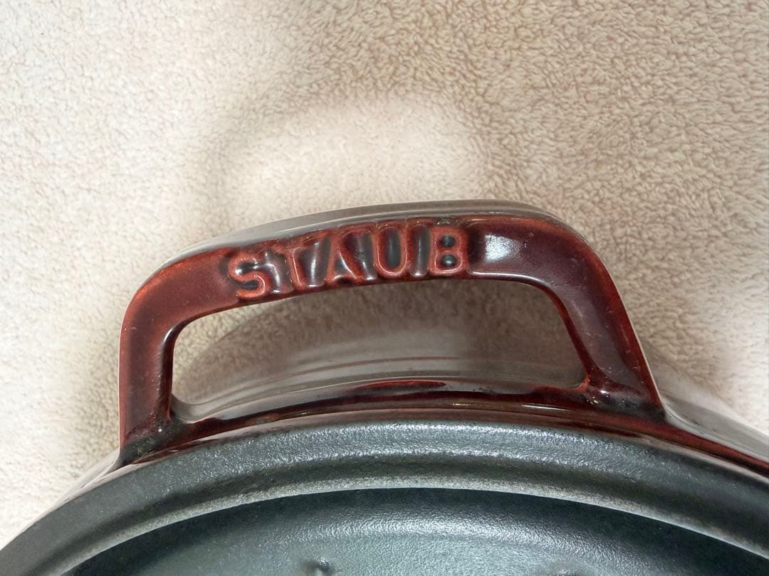 STAUB ストウブ ラ・ココット 24cm グラナダレッド 鋳物 フランス製