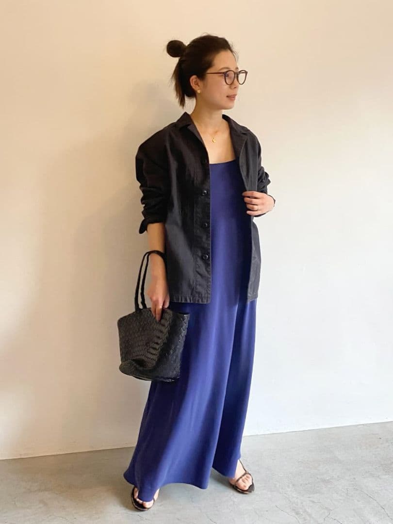 美品★plage ARMYシャツジャケット 定価22,000円 アウター 黒