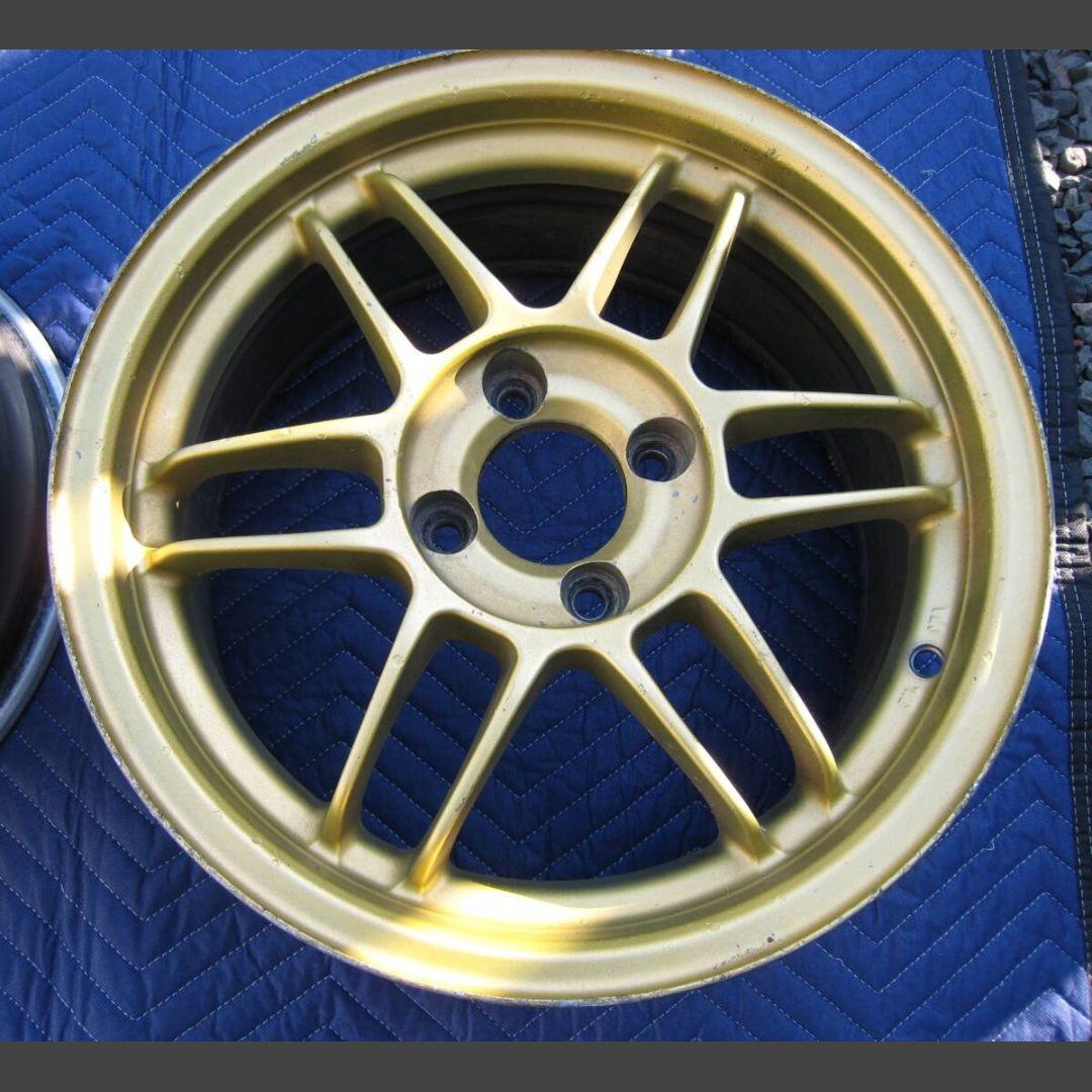 希少 共豊 AME トレーサー 15インチ 7J＋35 PCD100 4H 軽量
