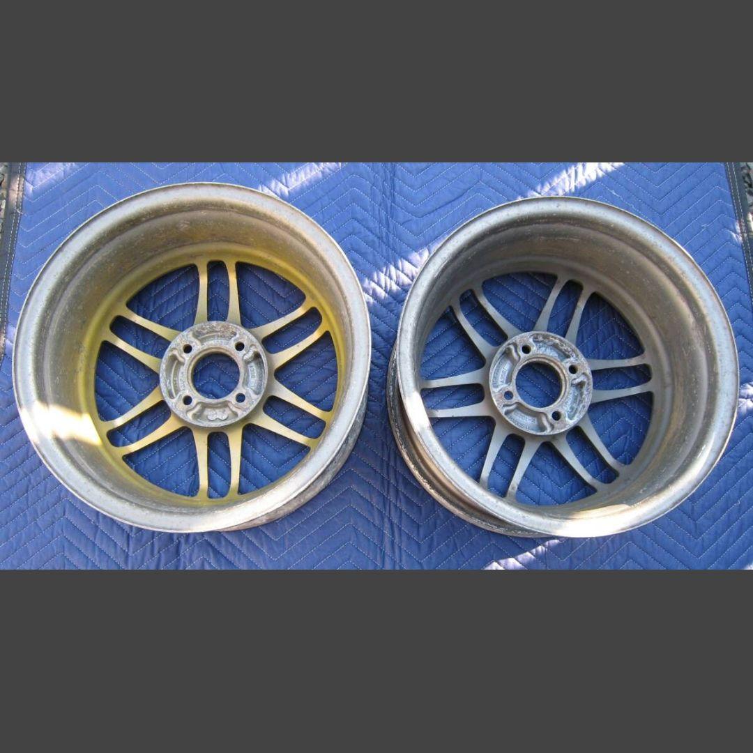 希少 共豊 AME トレーサー 15インチ 7J＋35 PCD100 4H 軽量