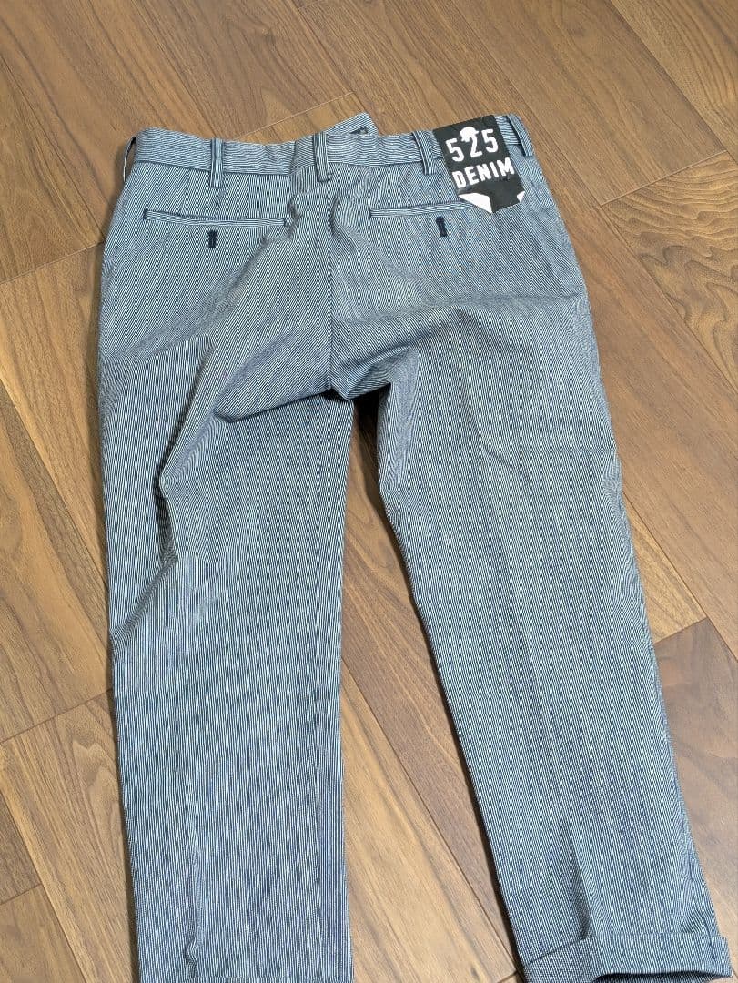 525 DENIM ストライプ テーラードジャケット 3点セット
