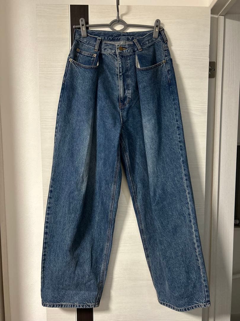 machattウエストタックデニム