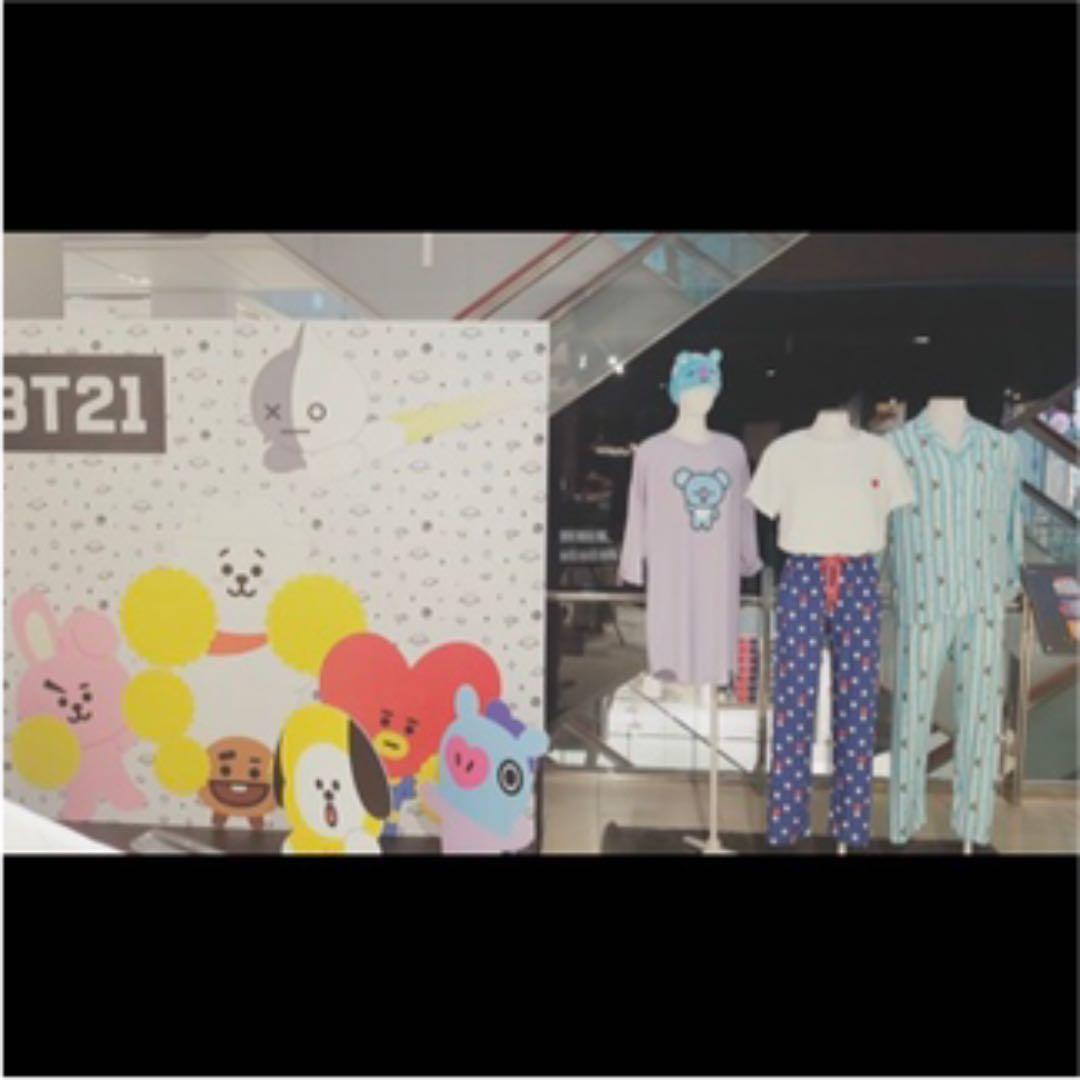 TATA BT21 パジャマ　Tシャツ　Hunt