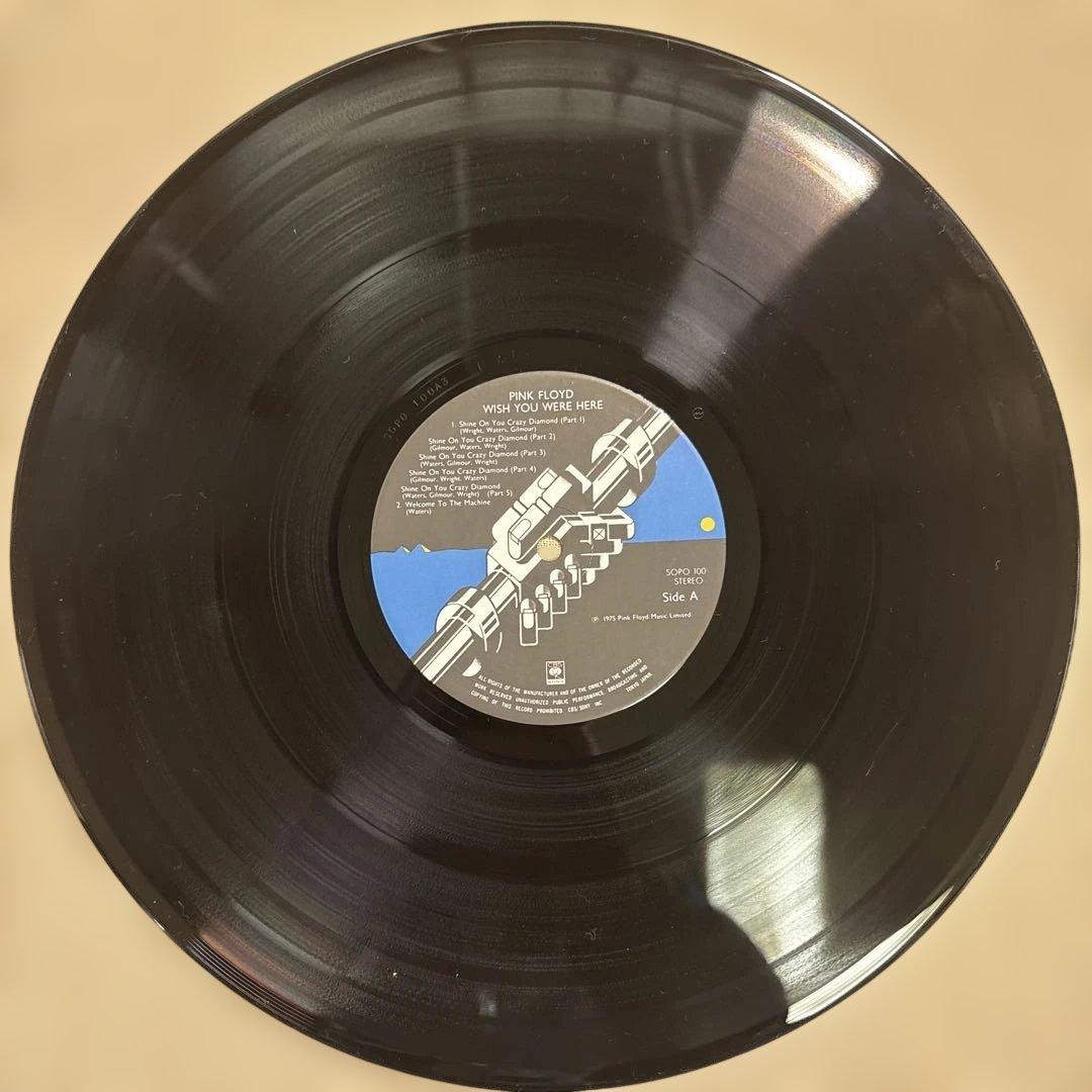 Pink Floyd Wish You Were Here LP ポスター付き