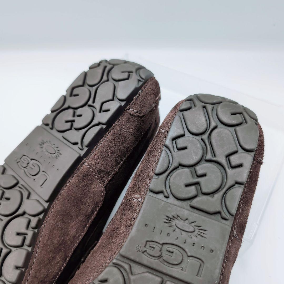 【未使用級】UGG　Alder　28cm　ダークブラウン　ローファー　モカシン