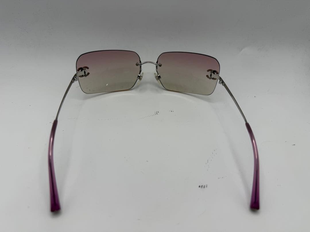 CHANELリムレス　サングラス CH4017D 58 ヴィンテージ　ココマーク