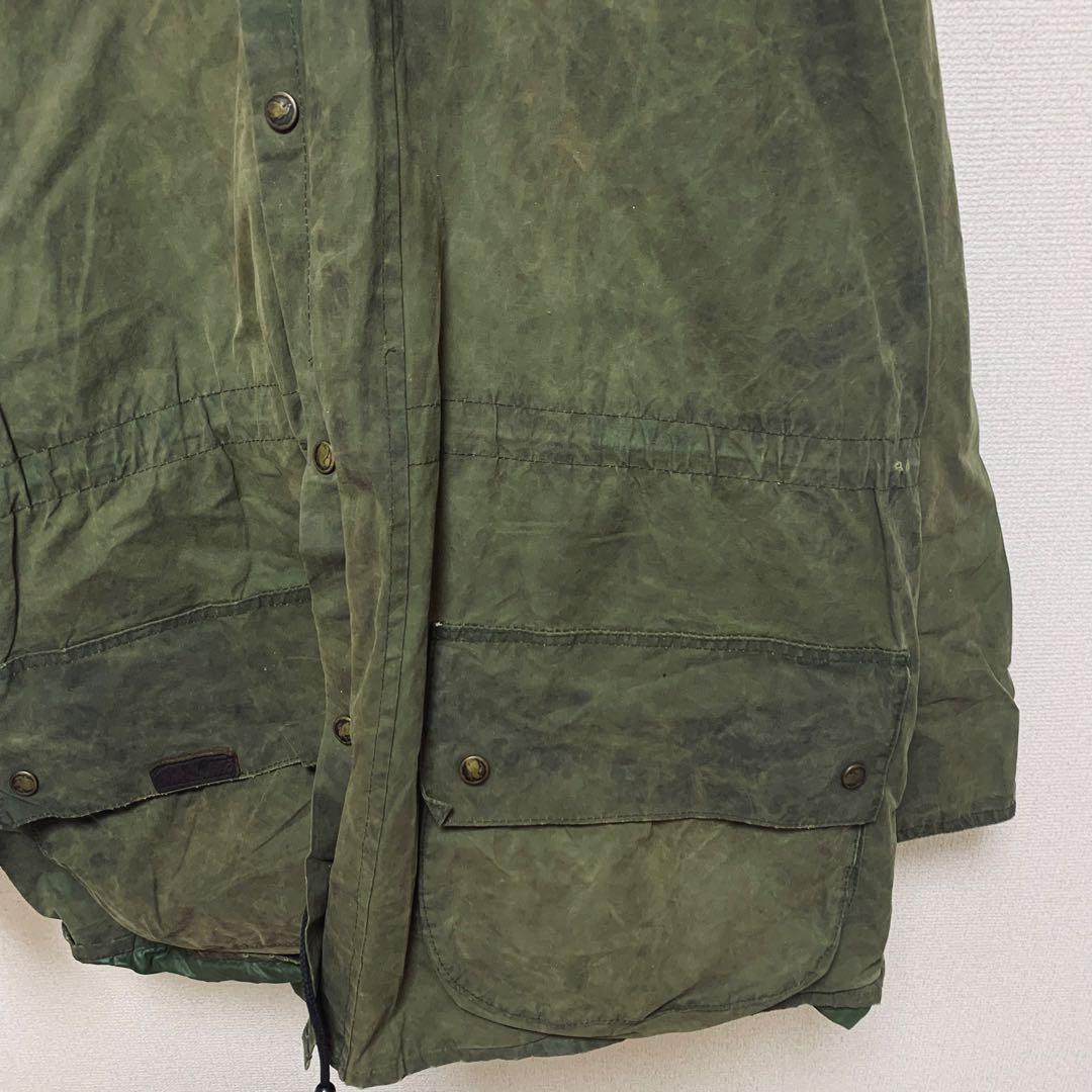 Belstaff パーカー　ジャケット　オイルド　カーキ　XL