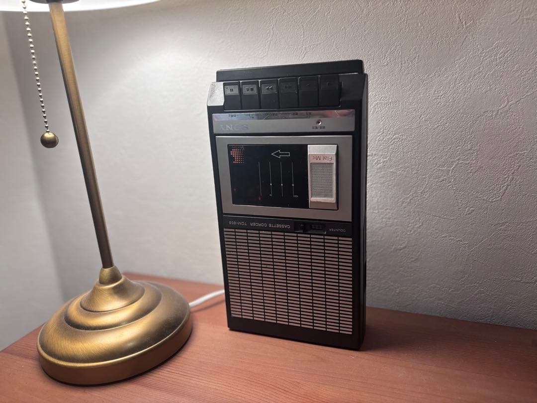 限定値引！昭和レトロ SONY TCM-858 実働カセットプレイヤー
