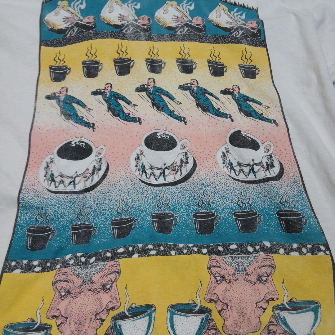 90s　コーヒー　kenbrown　アートtシャツ