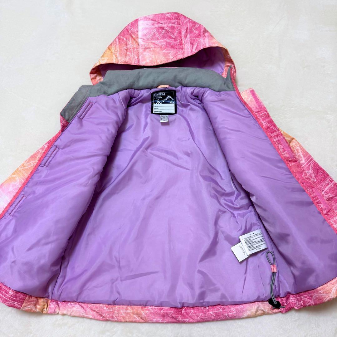 【レセーダ】極美品 スキー スノボ ウェア 上下セット 130 キッズ 女の子