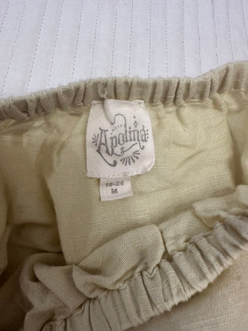 ワンピース apolina NOEMIE DRESS-PALE PEAR 18-24M
