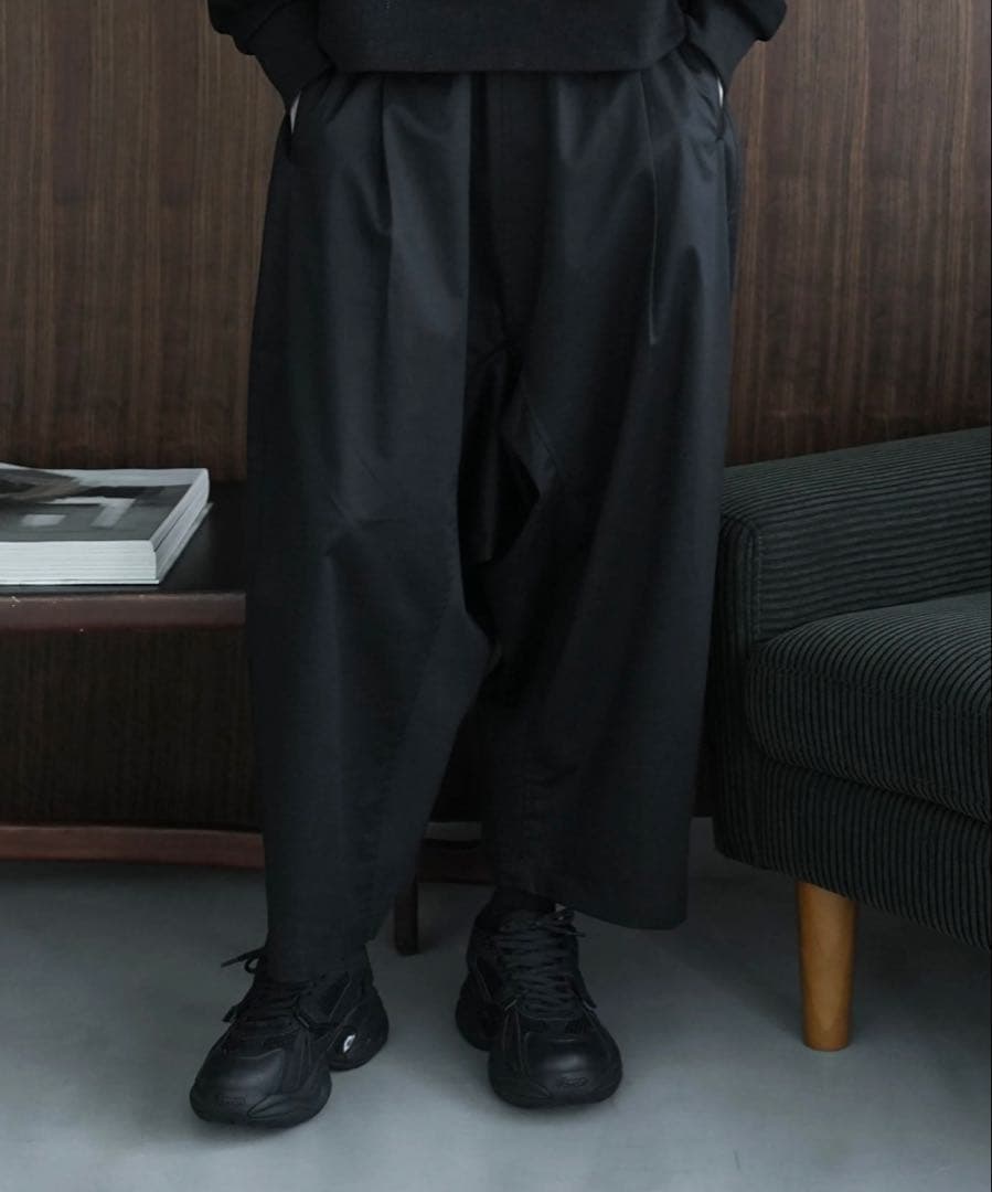 【CTHY】WIDE SAROUEL UNCLE PANTS